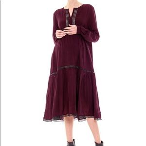Imanimo maternity long sleeve dress size small